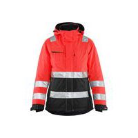 Dames Winterjas High Vis Rood/Zwart - Blåkläder