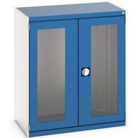 Cubio kast met transparante deuren 1050x650x1200mm - Bott