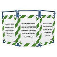 Werkafzetting pvc-constructie 3-delig - Viso