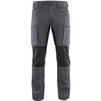 Onderhoudsbroek +stretch grijs/zwart - Blåkläder