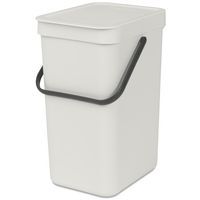 Afvalemmer Sort&Go 12L, Brabantia, wit