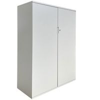 Gereviseerde kast middelhoog met 2 deuren - Grijs