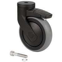 Wiel met rem voor HyGo wagen - Ø125mm - Vikan