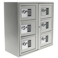 Locker met digitaal slot en 6 vakken - Viso