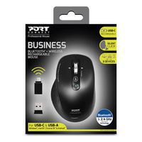 Muis geruisloos zakelijk gebruik oplaadbaar Bluetooth - Port Connect