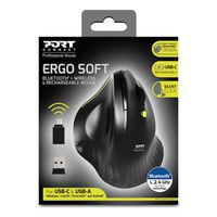 Muis ergonomisch Bluetooth Ergo Soft - Rechtshandig - Port Connect