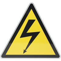 Waarschuwingsbord - Elektrische spanning - Aluminium