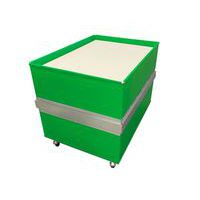 Dossierwagen met verende bodem polypropyleen 1050x750mm - 100kg - FIMM