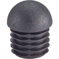 Set van 2 zwarte doppen - Diameter 42 mm - Mottez