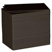 Blanco kaarten van hoge kwaliteit - Zwart - Set van 100 - Sogedex