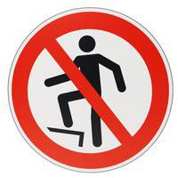 Bord Verboden het oppervlak te betreden - PVC - Manutan Expert