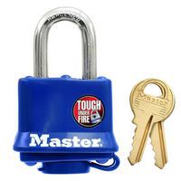 Hangslot 40 mm blauw - gelamineerd staal 312EURD - Master Lock