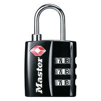 Hangslot cijferslot 30mm 4680EURDBLK TSA-goedgekeurd - Master Lock