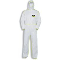 Overall voor eenmalig gebruik - Wit/groen - Type 5/6 - Uvex