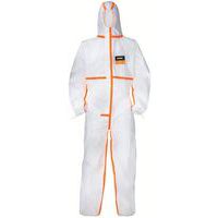Overall voor eenmalig gebruik - Wit/oranje - Type 5/6 - Uvex