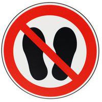 Bord Gras niet betreden - PVC - Manutan Expert