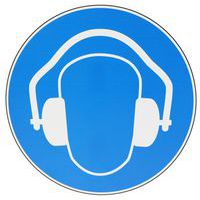 Bord Gehoorbescherming verplicht - PVC - Manutan Expert