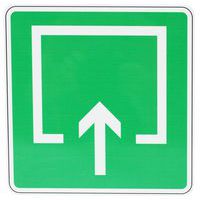 Evacuatiebord Veilige zone, aluminium, 200 x 200 mm - Manutan Expert