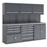 Werkplaatskast Cubio - Modulair  - 2400x565x2000mm - Bott