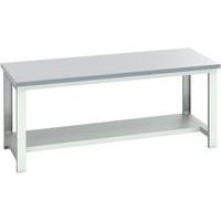 WerkBank Cubio melamine legbord - 2000x900x840mm - Bott