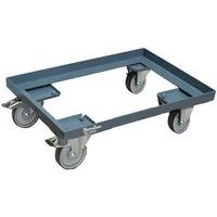 Bakkenwagen staal voor euronormbakken - 250 kg - Manutan Expert