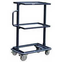 Bakkenwagen staal 250 kg - Voor Euronormbakken - Manutan Expert