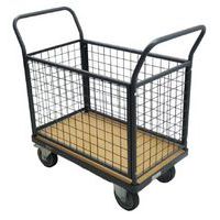 Rolcontainer met 4 gaaswanden - 400 tot 500 kg - Manutan Expert