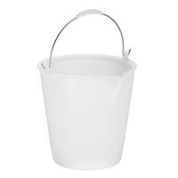 Witte emmer met schenktuit - 12L - Matfer