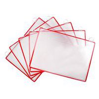 Rode brochurehouder om op te hangen - Liggend A4 - Djois Made By Tarifold