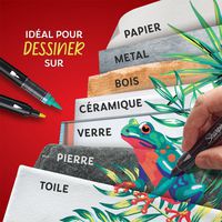 Acrylstift Sharpie, penseelpunt - Sharpie