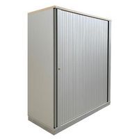 Roldeurkast laag refurbished grijs - Sedus