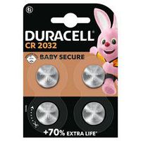 Lithiumknoopcelbatterij 2032 - Set van 4 - Duracell