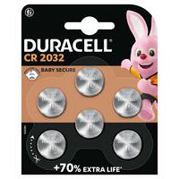 Lithiumknoopcelbatterij 2032 - Set van 6 - Duracell