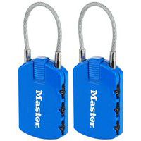 Hangslot met adreslabel 10cm gekleurd 4684EUR - Master Lock