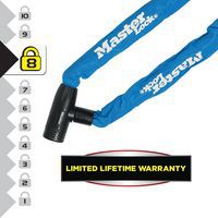 Fietsslot 8 mm x 900 mm blauw - Master Lock