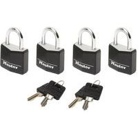 Hangslot 20 mm met sleutel van massief aluminium 9120EUR - Master Lock