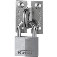 Hangslot aluminium met 2 haakse ogen 914060REURD - Master Lock