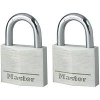 Hangslot met sleutel aluminium 9140EURT - Master Lock