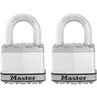 Hangslot 52 mm met sleutel van gelamineerd staal Excell - Master Lock