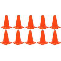 Bouwkegel zonder reflecterende band 30cm - set van 10 - Manutan Expert