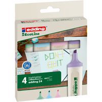 Markeerstift pastel assortiment Edding 24 - Ecoline