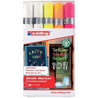 Krijtstift Edding E49095 - Set van 5 - Neonkleuren
