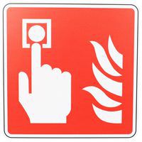 Brandveiligheidsbord - Brandalarm - PVC - Manutan Expert