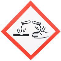 CLP-bord - Corrosieve stoffen - PVC - Manutan Expert