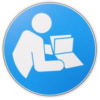 Bord Gebruiksaanwijzing raadplegen - Pvc - Manutan Expert