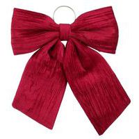 Strik kerstdecoratie Bordeaux - 32 x 40 x 3 cm