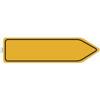 Paneel zelfklevend Verplichte circulatierichting - Exacompta