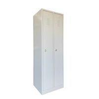 Garderobekast Refurbished - 2 kolommen, schone industrie - Op sokkel