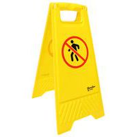 Veiligheidsbord Verboden voor voetgangers - Manutan Expert