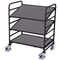 Etagewagen breed met 3 etages - 825 x 610 mm - Draagvermogen 200 kg